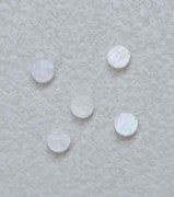 1pc White MOP dots 2x1.3mm