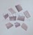 Pink mussel shell inlay blanks