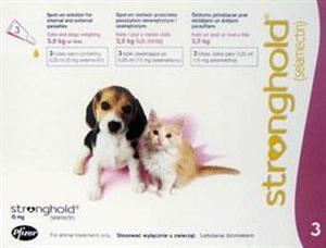 Stronghold Parasite Treatment for Kittens and Puppy's Under 5lbs