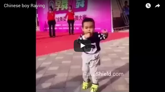 Chinese boy raving