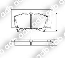 DB1459PM DISC PAD SET FRONT SUZUKI BALENO 1.8 SEDAN 01-SUZUKI WAGON R 1.6 97-00 ALTERNATIVE NO GDB3221 FDB1421 ADB1459 DB1459  AFP362 FERODO	FDB1421 KASHIYAMA	D9026 MINTEX	MDB1945 NiBK	PN9406 NISSAN	AY040-SU005