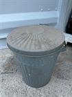 Vintage Australian Willow Galvanised Bin & Lid NOS Vintage Useable Display