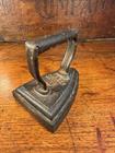Antique Crane Foundry No 6 Cast Iron Sad Iron Vintage Doorstop Bookend