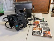 Vintage Polaroid Land Camera EE66 Instant Camera and Case