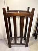 Antique c1900s Edwardian English Oak Walking Stick Umbrella Stand 83cm 