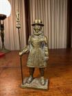 Vintage Solid Brass Beefeater Guard Figurine - Tower of London Yeoman Warder