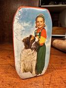 Vintage Australian Pascall Sweets Half Pound Collector's Tin Tasmania St Bernard