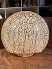Vintage 1930s-50s Australian Art Deco Crackle Glass Light Lamp Shade