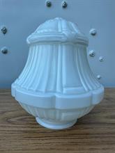 Antique Vintage 1930s Art Deco White Opaline Glass Ceiling Light Shade