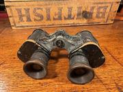 Rare WWI British Military Binoculars - Kershaw Patent - Broad Arrow Marked