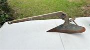 Large Vintage Plough Sand Mud Fishing Mooring Marine Anchor