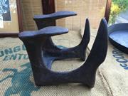Antique Australian Solid Cast Iron Cobbler's Shoemaker's 4 Shoe Last Door Stop