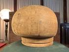 Antique Wooden Hat Block - Late 1800s Milliner's Crown Mould - Hoop Pine