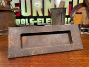 Antique Vintage Bronze Front Door Letter Mail Spring Slot 19.5cm