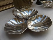 Quality Vintage English Mappin & Webb Silver Plate Sweet Bon Bon Condiment Bowl