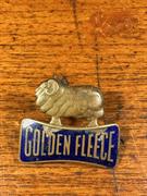 RARE 1950s Golden Fleece Attendant Hat Badge Bertram Bros Australiana