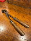 Vintage Military Broad Arrow Blacksmith Tongs Antique Farrier Workshop Tool
