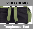 Backpack Bed swag video tough test