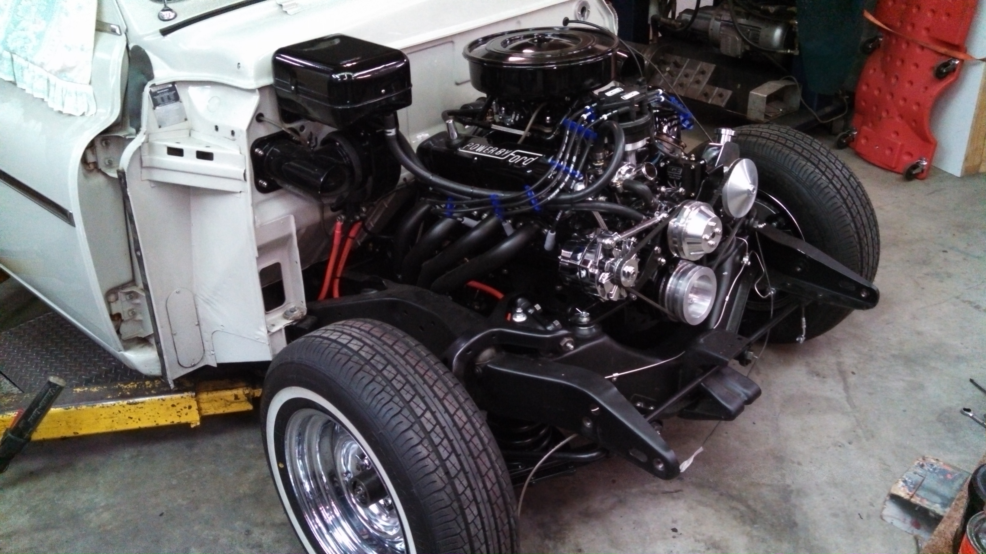 351 Windsor Engine Swap - 49-50 Ford Mercury