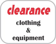 on sale - clothing/equipment