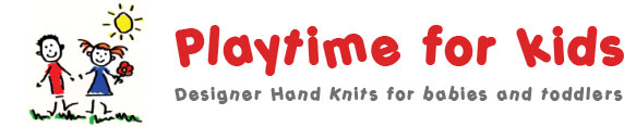 Playtime for kids - Designer Hand Knits for babies and toddlers