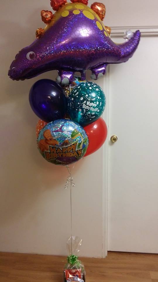 Dinoasur Birthday Balloon Bouquet - Children's Birthday Balloons